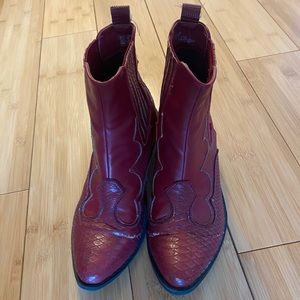 Matisse Coconut western booties